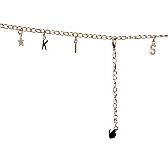 2/$20 Brand new Kiss silver chain black T-back panties - Picture 4 of 4